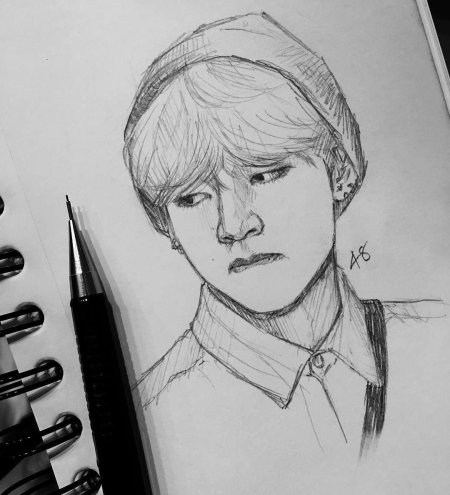 Портреты бтс тэхен