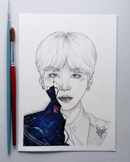 Скетчбук бтс