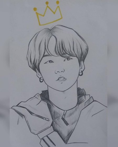 Скетчи бтс хосок