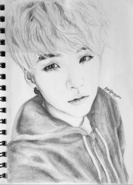 Рисунки бтс юнги