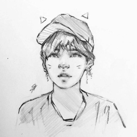 Bts тэхён скетчи