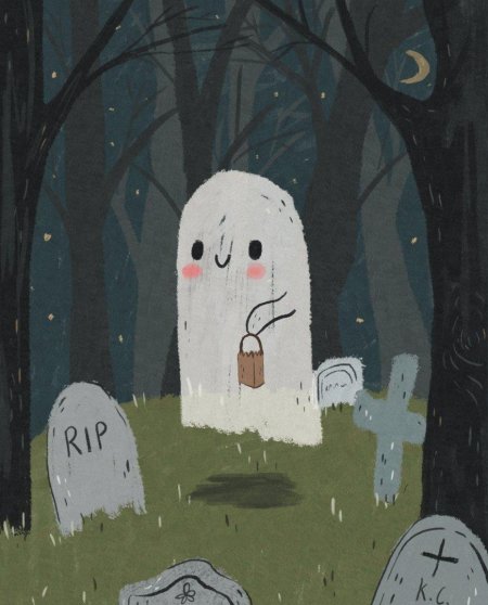 Привидение арт