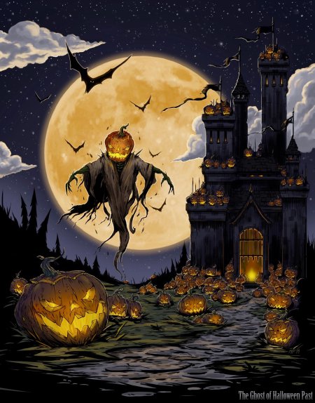 Арт хэллоуин