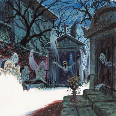 Haunted mansion hatbox ghost