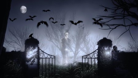 Хэллоуин кладбище