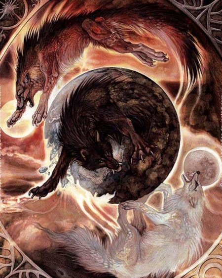 Сколль и хати скандинавская мифология