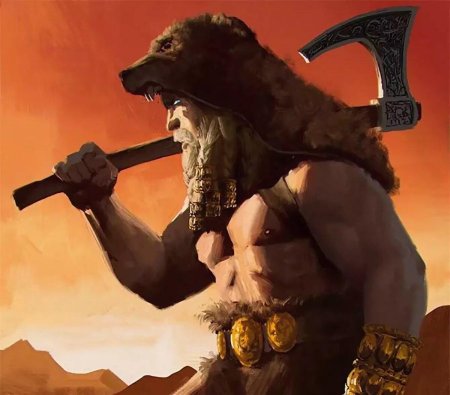 Скандинавский берсеркер викинг