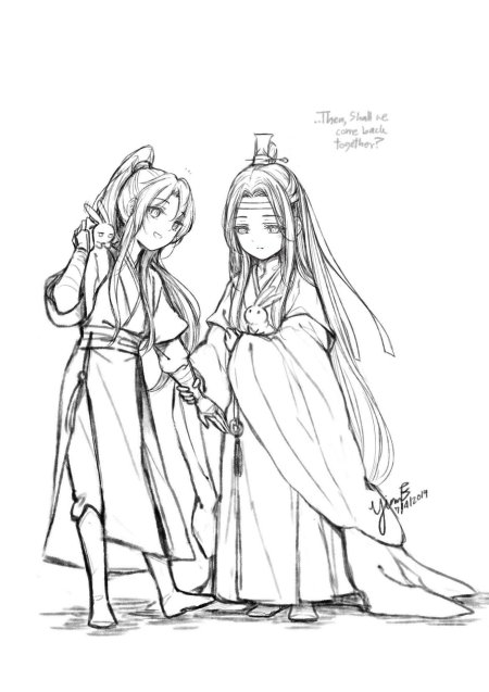 Персонажи аниме рисунки