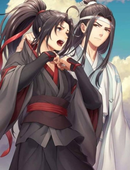Магистр дьявольского культа аниме у сянь вэй и ван цзи лань