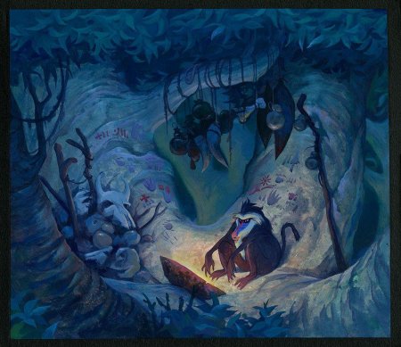 Король лев концепт арты к мультфильму