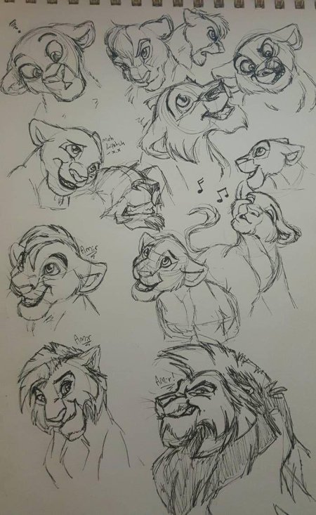 Король лев скетчи