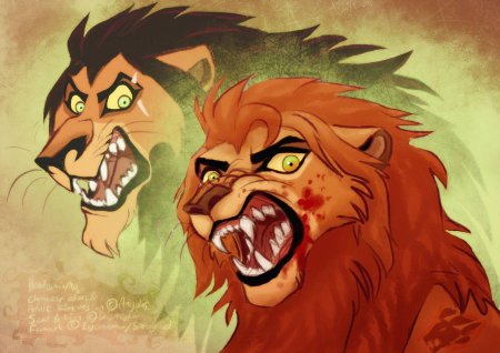 Король лев шрам