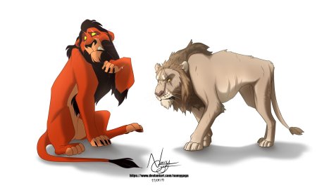 Король лев шрам