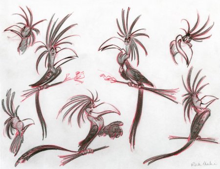 Птица рисунки