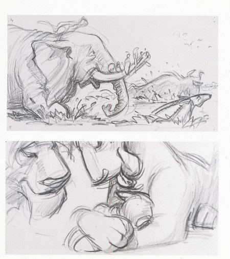 Король лев раскадровка