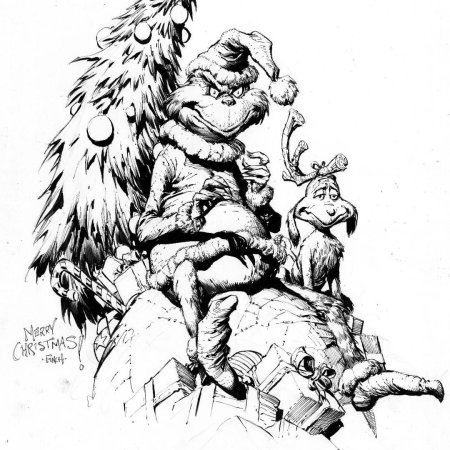 Гринч с елкой