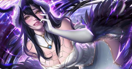 Альбедо оверлорд арт