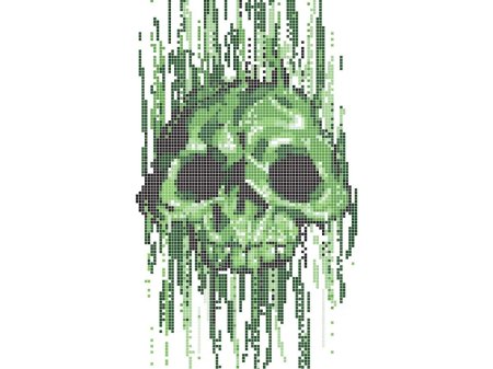 Зеленый череп