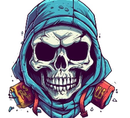 Граффити череп