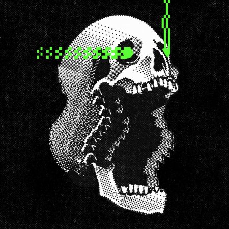 Череп глитч