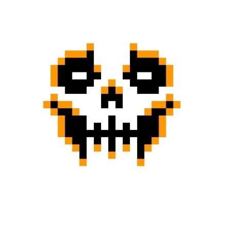 Пиксельный череп