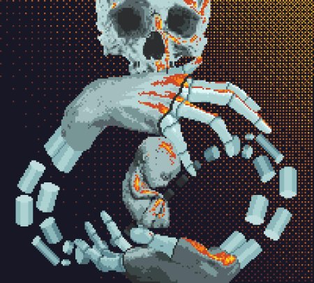 Скелет с сигарой