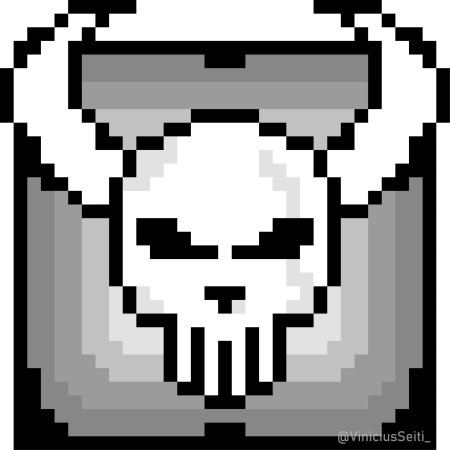 Пиксельные черепа