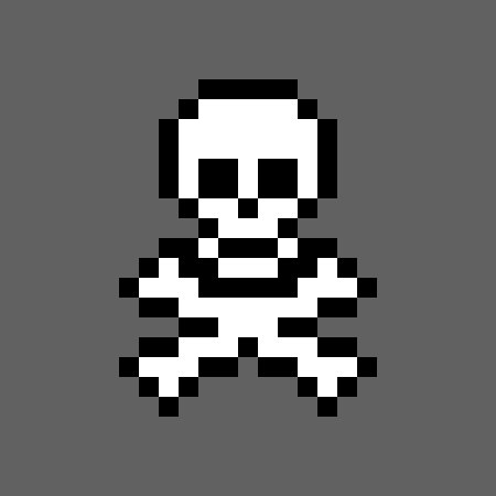 Скелет по клеточкам