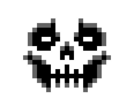 Череп пиксель