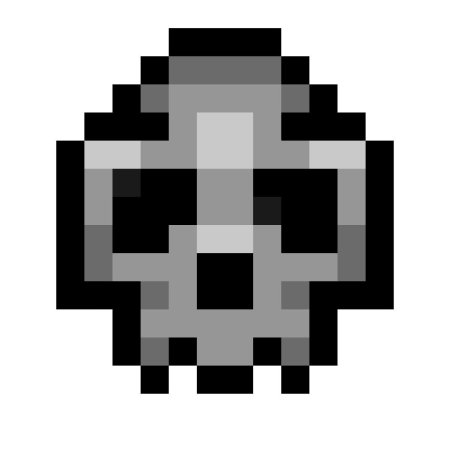 Skull pixel art