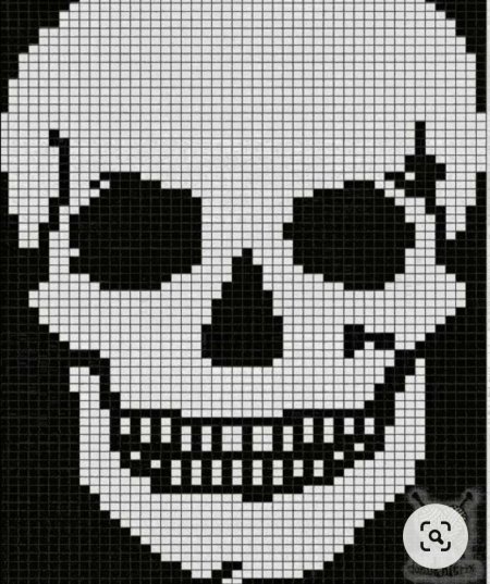 Череп для вязания