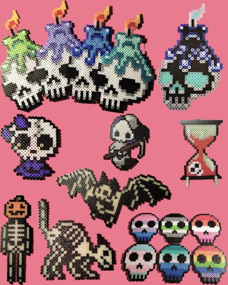 Череп из термомозайки