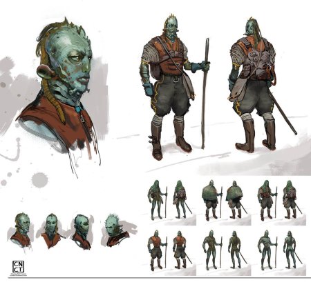 Расы днд концепт арт