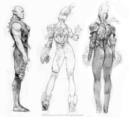 Эскизы концепт арты