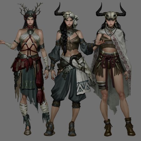 Персонажи референс