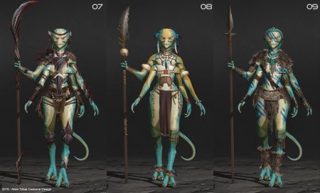 Концепт арт гуманоидные расы