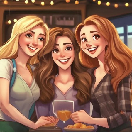 Девочки подружки