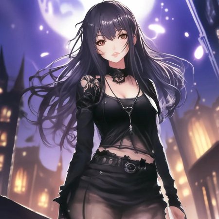 Обои на телефон готика аниме