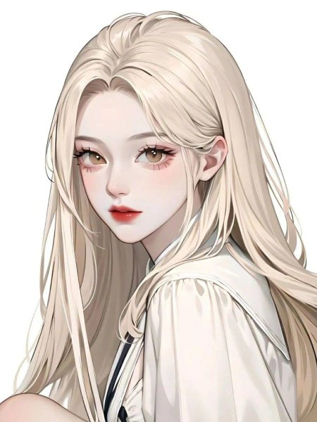 Aниме девушка рисунок