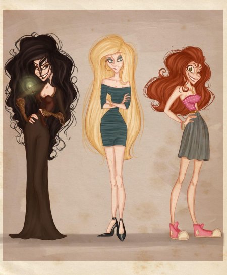 Мультяшные подружки