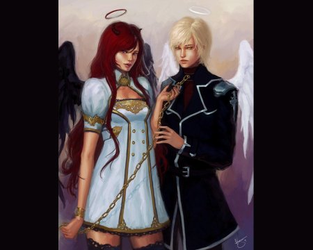 Полукровка полудемон полуангел