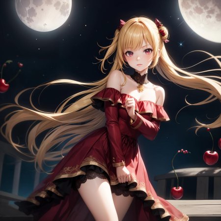 Аниме блондинка