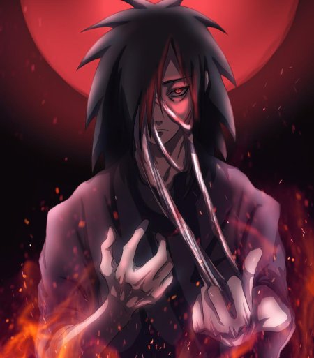 Мадара учиха на троне