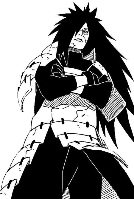 Мадара черно белый