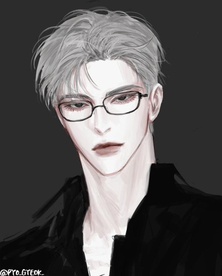 Минсунг ким беловолосый