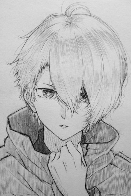 Рисунки для срисовки аниме