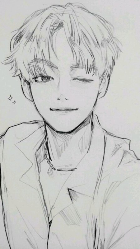Рисунки аниме мальчики