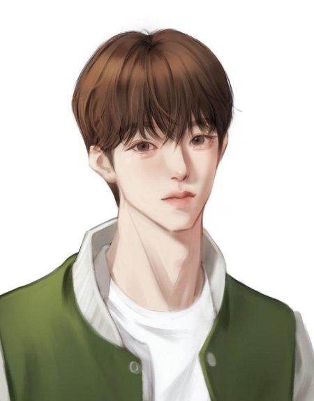 Арт аниме мальчик