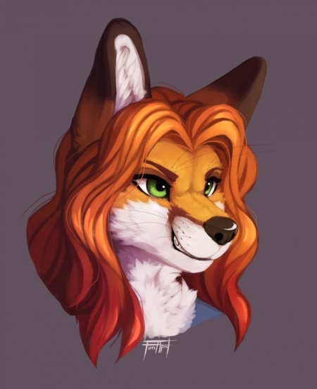 Фурри лиса девушка