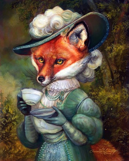 Сказочные животные. художница энни стегг джерард (annie stegg gerard).